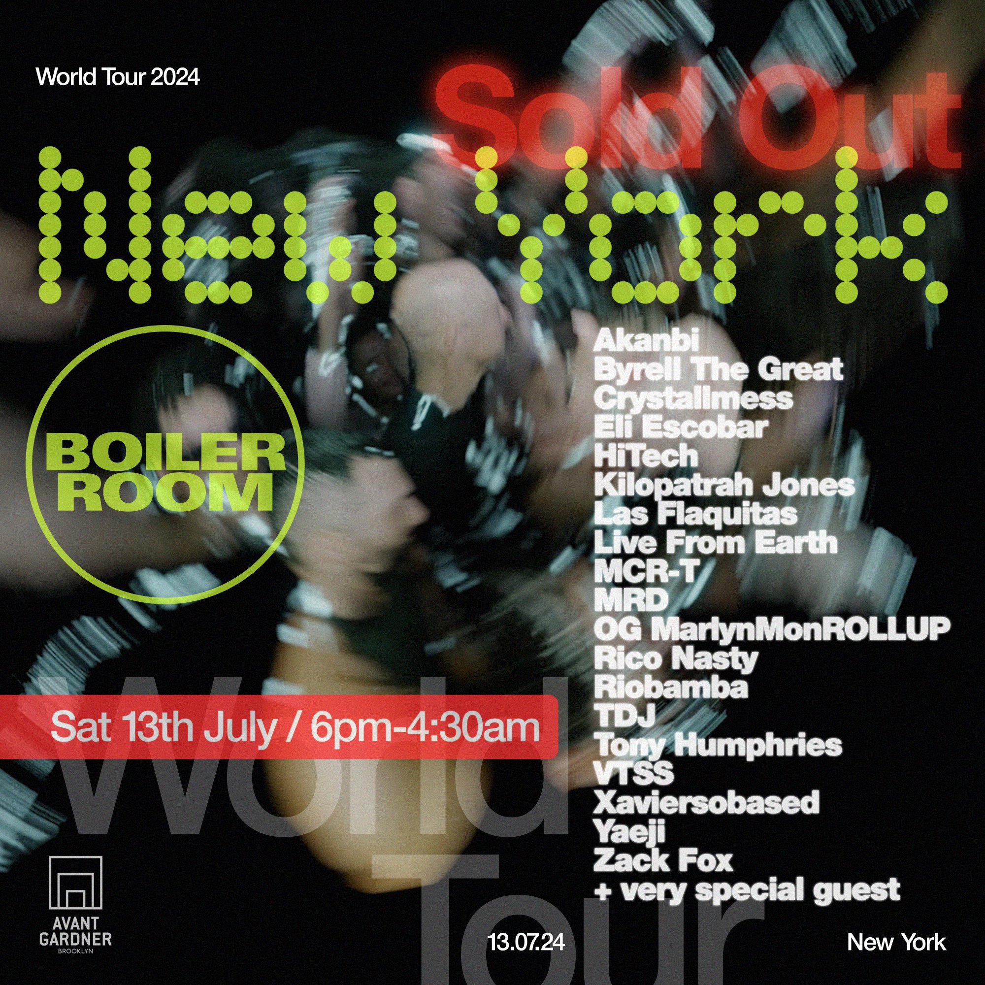 Flyer for event New York City | Saturday.
