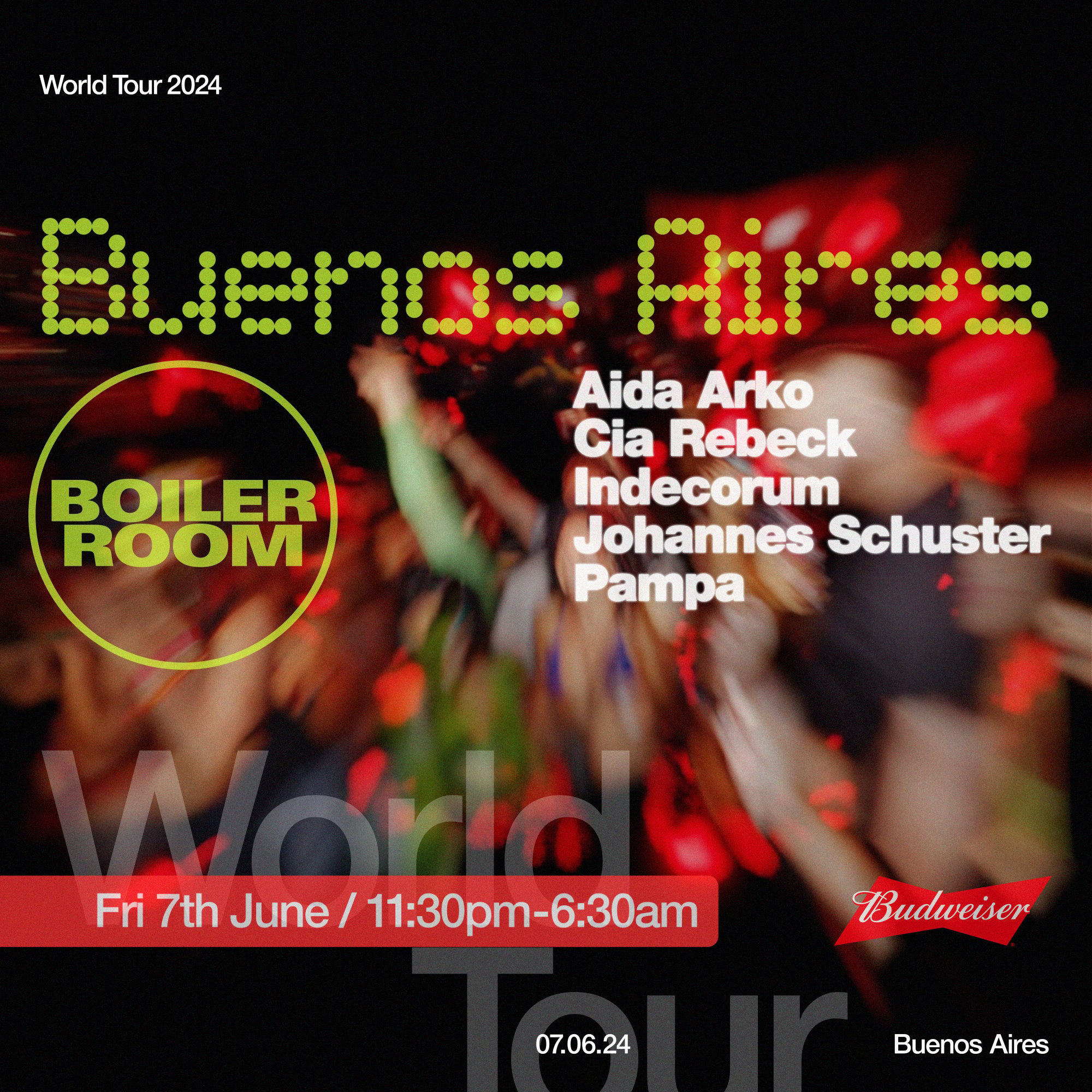Flyer for event Buenos Aires | Friday.